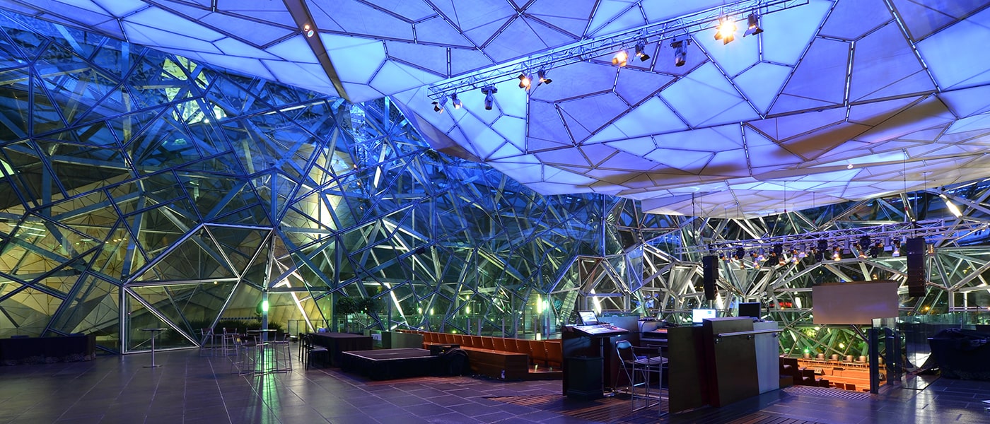 Federation square - plafond Barrisol Lumière