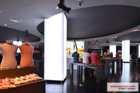 Colonnes lumineuses Barrisol Lumière