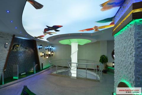 Colonne 3D lumineuse Barrisol