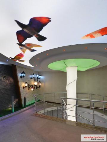 Colonne 3D lumineuse Barrisol