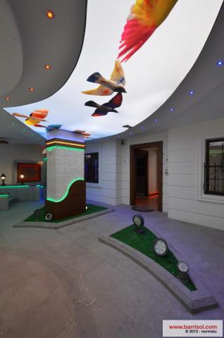 Colonne 3D lumineuse Barrisol