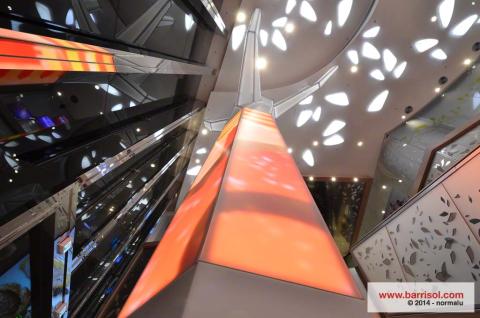 V City - Colonne 3D Lumineuse