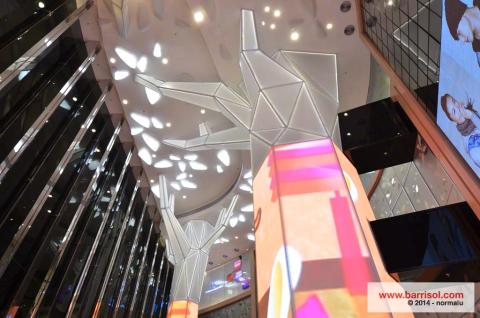 V City - Colonne 3D Lumineuse