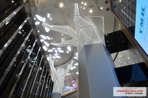 V City - Colonne 3D Lumineuse