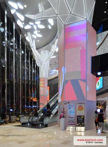 V City - Colonne 3D Lumineuse