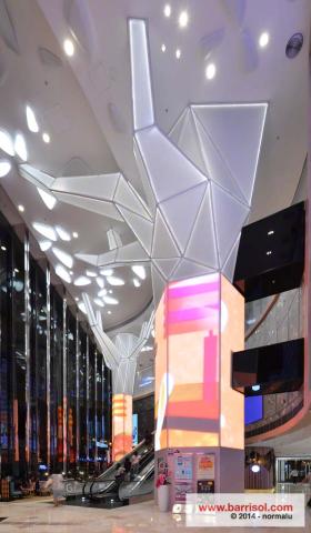 V City - Colonne 3D Lumineuse