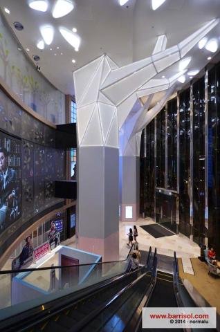 V City - Colonne 3D Lumineuse