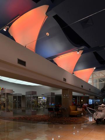 Colonnes 3D lumineuses Barrisol