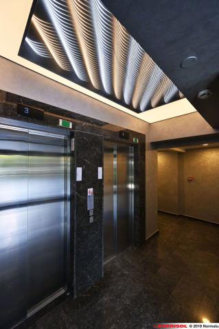 Plafond Barrisol lumineux effet 3D - ELT3D