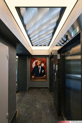 Plafond Barrisol lumineux effet 3D - ELT3D