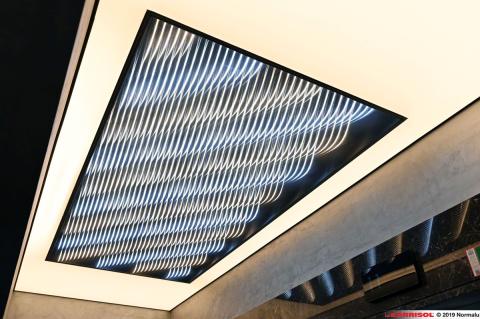 Plafond Barrisol lumineux effet 3D - ELT3D