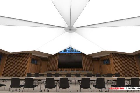 Formes 3D lumineuses Barrisol Lumiere