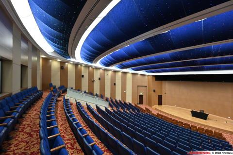 Plafond lumineux 3D acoustique