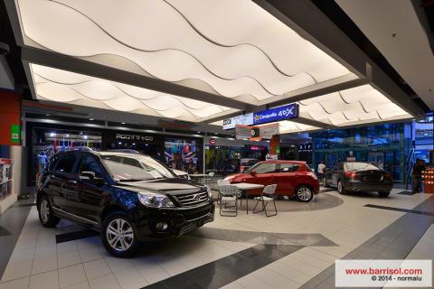 Plafond Barrisol Lumière acoustique 3D