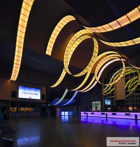 Formes 3D lumineuses Barrisol