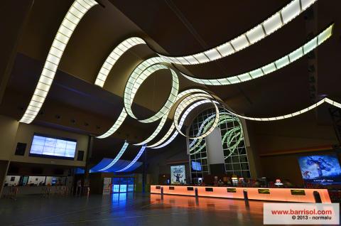 Formes 3D lumineuses Barrisol