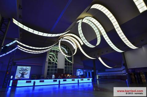 Formes 3D lumineuses Barrisol