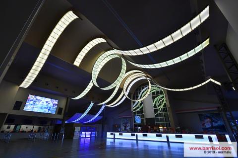 Formes 3D lumineuses Barrisol