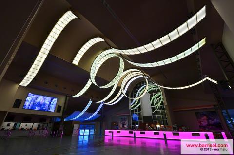 Formes 3D lumineuses Barrisol