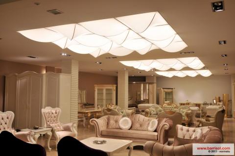 Plafond lumineux 3D Barrisol Lumière