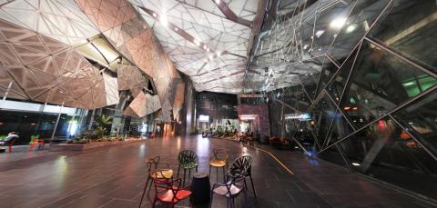 Federation Square - Barrisol 3D lumière