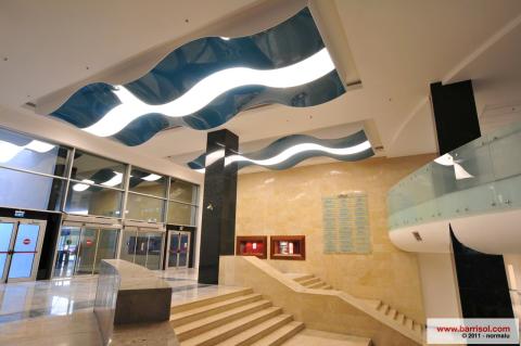 Plafond Barrisol Lumière forme 3D vague