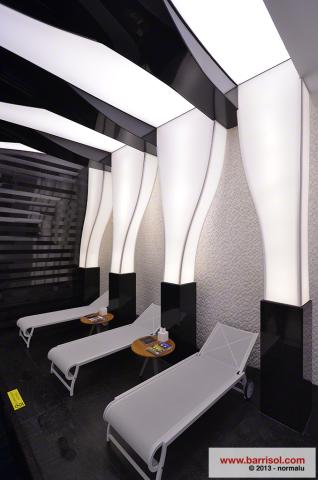 Formes 3D lumineuses Barrisol Lumière