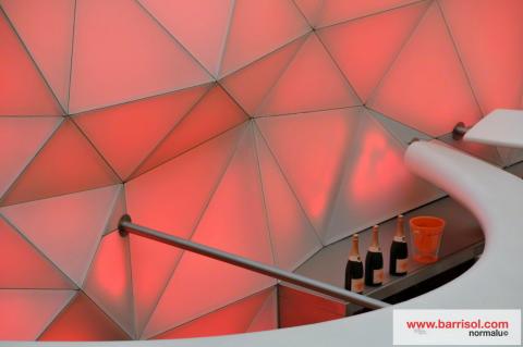 Formes 3D lumineuses Barrisol Lumiere