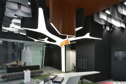 Forme 3D lumineuse - Barrisol Lumière