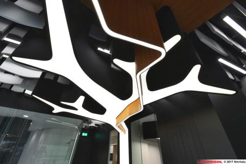 Forme 3D lumineuse - Barrisol Lumière