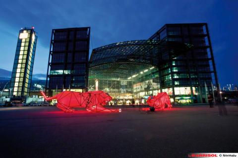 Forme lumineuse 3D Barrisol - tigre