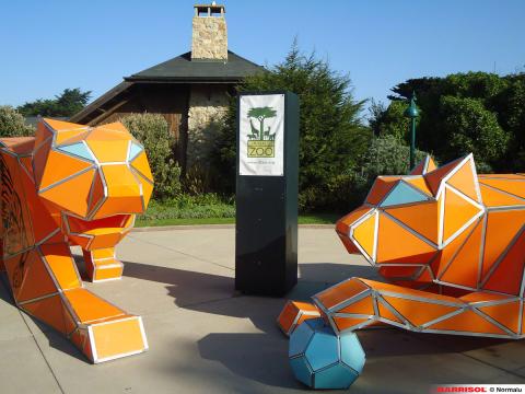 Forme lumineuse 3D Barrisol - tigre