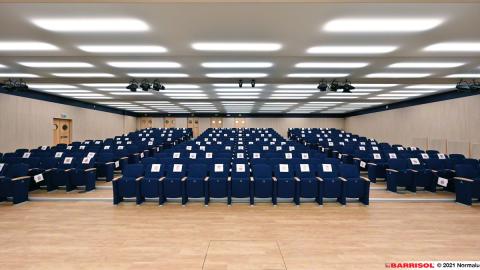 Plafond lumineux Barrisol Lumière acoustique