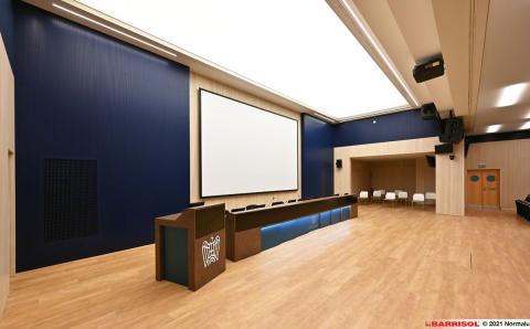 Plafond lumineux Barrisol Lumière acoustique