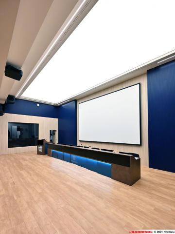 Plafond lumineux Barrisol Lumière acoustique