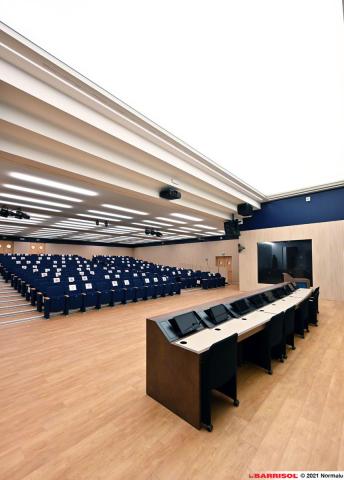 Plafond lumineux Barrisol Lumière acoustique