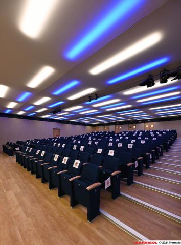 Plafond lumineux Barrisol Lumière acoustique