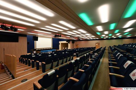 Plafond lumineux Barrisol Lumière acoustique