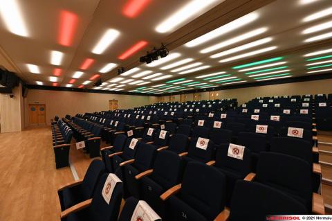 Plafond lumineux Barrisol Lumière acoustique