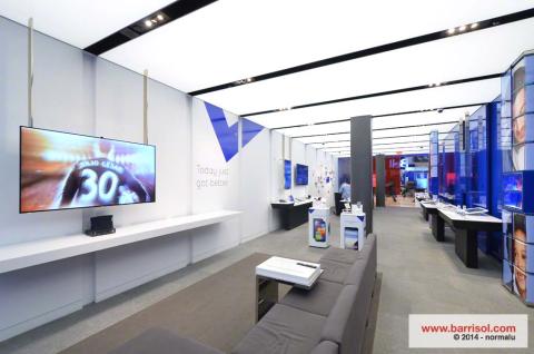 Plafond Lumiere acoustique Barrisol