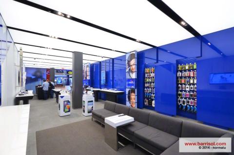 Plafond Lumiere acoustique Barrisol