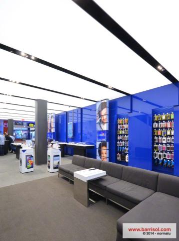 Plafond Lumiere acoustique Barrisol