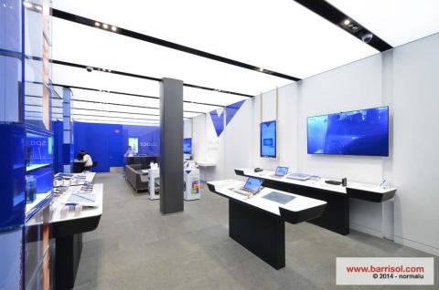 Plafond Lumiere acoustique Barrisol