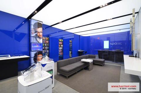 Plafond Lumiere acoustique Barrisol