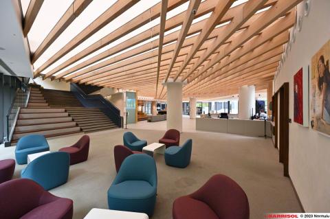 Plafond acoustique lumineux Barrisol