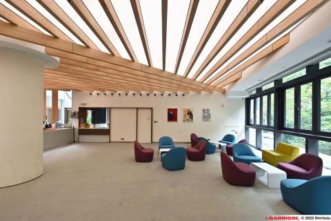 Plafond acoustique lumineux Barrisol