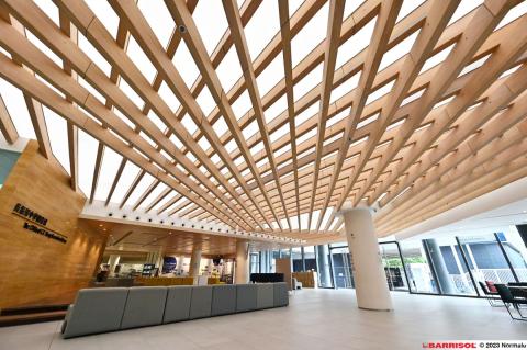 Plafond acoustique lumineux Barrisol