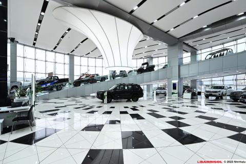 Forme 3D lumineuse Barrisol Lumière