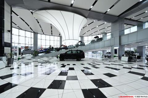 Forme 3D lumineuse Barrisol Lumière