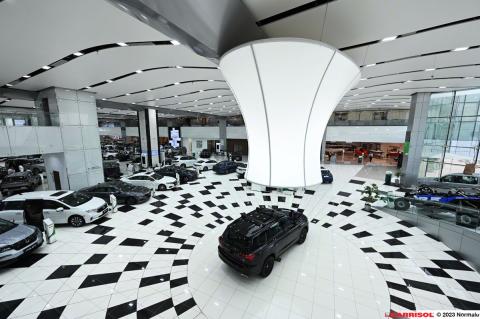 Forme 3D lumineuse Barrisol Lumière